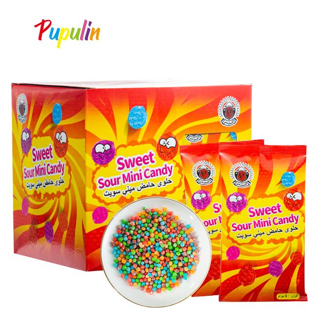 sour mini chewy candy  mixed flavor