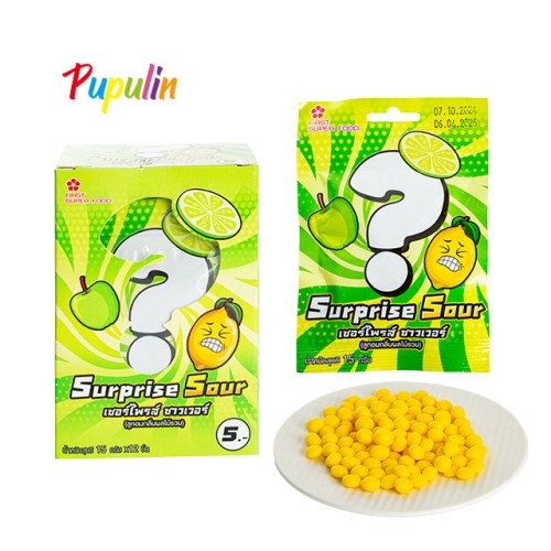 Halloween series of strange flavored candies +Sour Flavor Yellow Challenger Candy 7 (2)