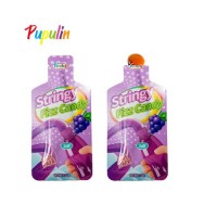 Liquid soft candy bag packing series+grape flavor