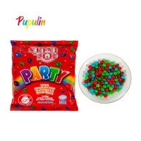 OEM Vegan Halal Colorful Bean Candy with Exotic Bonbon Flavor Fruity Sweets Bag