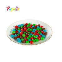 OEM Vegan Halal Colorful Bean Candy with Exotic Bonbon Flavor Fruity Sweets Bag